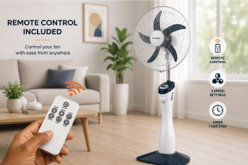 Qasa Solar Fan with remote control